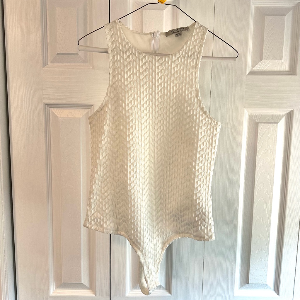 All Saints Bodysuit White